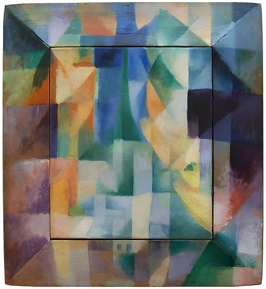 Tableau Les fenêtres simultanées sur la ville de Robert Delaunay